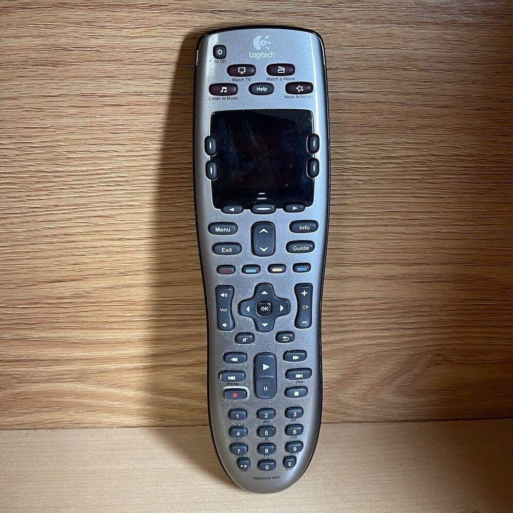 Logitech Harmony 650 Universal Remote Control Advanced Digital Display
